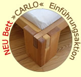 CARLO Biomöbel Bett